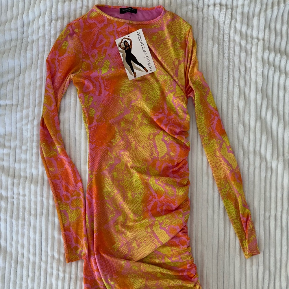 Naked Wardrobe Printed Dress